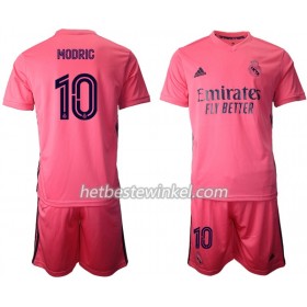 Real Madrid Luka Modrić 10 Voetbaltenues Kind Uit 2020/21 - SS (+ Korte broeken)